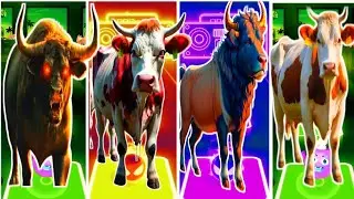 Zombie Bull 🆚 Zombie Cow 🆚 Bulls Transformations 🆚 Funny Cow Coffin Dance Song 🎶