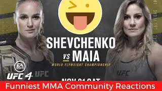 UFC 255 | Valentina Shevchenko vs Jennifer Maia | Funniest MMA Community Reactions