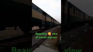 #pakrails # beautiful 🥰 view of awami express