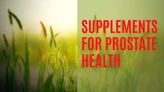 Supplements for Prostate Health