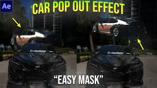 Masked Car Pop Out Effect in After Effects