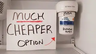 Much Cheaper option than Your Original Equipment Refrigerator water filter! GE, Kenmore