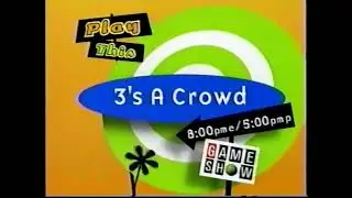 3's A Crowd Tonight On GSN Bumper [1998]
