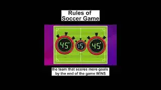 Easy to Understand: Rules of the game in Soccer