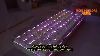Review Geeky GK61 60% | Hot Swappable Mechanical Gaming Keyboard | 61 Keys Multi Color RGB LED Backl