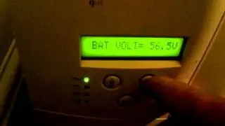 Eaton Powerware 9120 UPS status display doing trimming