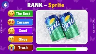 Rate the Drinks, Drink Tier List, Juices & Sodas | Misa Quiz