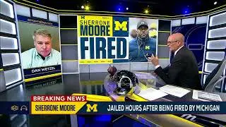 Fired Michigan coach Sherrone Moore in custody; no decision on charges #michigan #michiganfootball