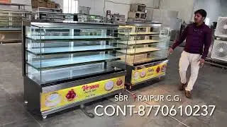 Sweet Cake Display Counter Raipur Chhattisgarh,5feet,4feet Flat ,Air Cool #odisha #chhattishgarh 