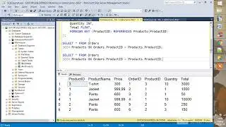 SQL - Join with specific columns selected