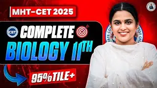 Complete Class11th  PYQs and IMP Questions Biology | MHT-CET 2025 By Tapi Miss #mhtcet