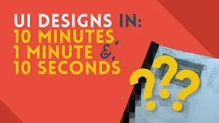 10 MINUTE, 1 MINUTE, 10 SECOND CHALLENGE: UI DESIGN | TipTrials