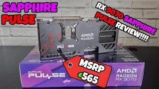 ОБЗОР RX 9070 SAPPHIRE PULSE!!! ТЕМПЕРАТУРНЫЙ ТЕСТ | ТЕСТЫ И ДРУГОЕ..