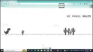How to h@ck the Google Chrome dinosaur 🦕 game?