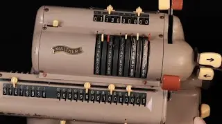 Walther WSR 160 Mechanical Calculator | How To Use