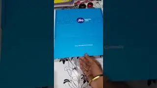 Jio fiver lagwa liya 😧 #minivlog #shorts #jio #reliance #price #jiofiber| Unboxing 🔪 😎