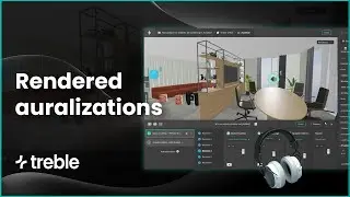 Rendered Auralizations in the Treble Web Application