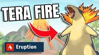 ERUPTION TYPHLOSION with TERA FIRE is BROKEN in Competitive Pokemon...