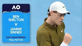 Ben Shelton v Jannik Sinner Full Match | Australian Open 2026 Quarterfinal