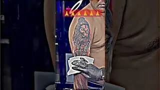 Hanuman Ji With Ram Ji Tattoo 🙏 #newtattoo #tattooideas #shorts