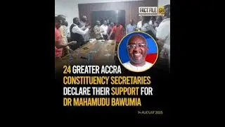 GHANA TE SEN... A vision-led campaign in Accra as Bawumia prioritizes ideas and party unity.