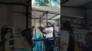 #AlluArjun arrives at Polling Booth to cast his vote | #telanganaelections2023 #elections2023
