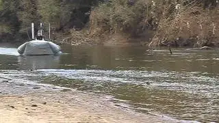 Homemade Hovercraft (Sevtec Surveyor) - Rio dos Sinos, Brazil