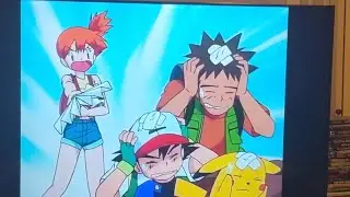 Pok&eacute;mon - Misty hits Ash, Pikachu and Brock 