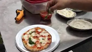 Making Pizza in ilFornino Elite Plus Series Wood Fired Oven