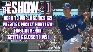 Prestige Mickey Mantle's First Homerun! Road to World Series S2! | MLB the Show 20 | Ranked Seasons