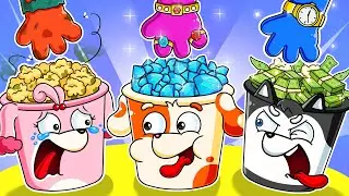 Batalla De Palomitas 🌈🍿 Hoo Doo Vs Colores Locos | Hola Hoo Doo