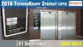 2016 ThyssenKrupp Synergy MRL lifts @ C.C. Bonaire, Valencia
