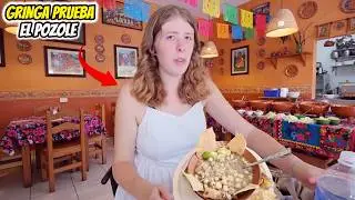 MI NOVIA GRINGA 🇺🇸 PRUEBA el POZOLE por PRIMERA VEZ en MEXICO 🇲🇽