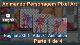 Como animar Personagem Pixel Art com Aseprite Parte 1 - Nayvos Media