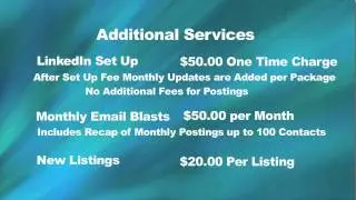 SocialRealty.TV - Social Media Management for Real Estate Professionals Additional Services