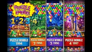Puzzle Bobble 1, 2, 3 & 4 &ndash; Ultimate Classic Arcade Puzzle Compilation ##mame #RetroGaming