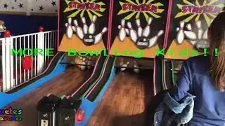 Bowling arcade, Mini Bowling, and mini Basketball vlog