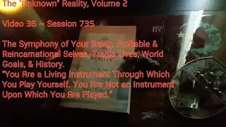 (36) Unknown Reality Vol 2 Session 735 Symphony of Being, Tragic Lives, Probable & Reincarnational +