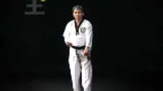 Taeguk I yang taekwondo cinturon amarillo punta verde poomsae 7 gup yellow belt advanced