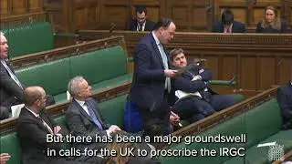 Greg renews call for IRGC to be proscribed