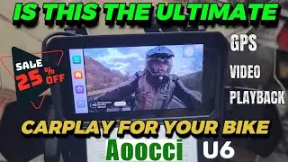 AOOCCI RAISES THE GAME FOR MOTORCYCLE CARPLAY/ OFFLINE MAPS / GPS UNIT WITH 25% OFF 🔥💯