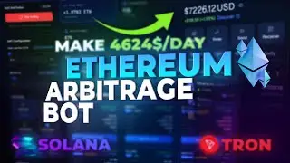 NEW | AI Crypto Arbitrage Trading BOT on Ethereum/Tron/Solana! Live Trading + Full Guide (2025)