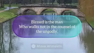 Blessed is this man - #bibledaily #ahavajerusalem