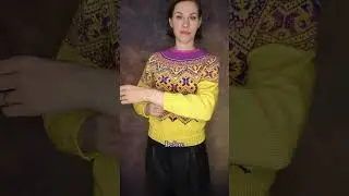How blocking changed my colourwork sweater #knittingtips