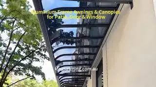 Aluminium Frame Awnings & Canopies for Patio, Door#outdoors #awnings #patio #canopy #doors