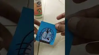 DIY paper craft Doraemon pen topper#trending #shorts
