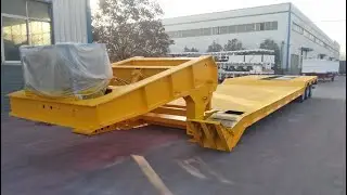 100 ton lowbed semi trailer