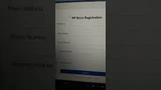 HP Store Registration Page Design using HTML & CSS | Responsive Form UI Tutorial
