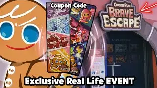 I visited the Cookie Run BRAVE ESCAPE in KOREA🇰🇷 and I got 2 Coupon CODES!