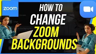 how to change background in zoom meeting Urdu  / Hindi